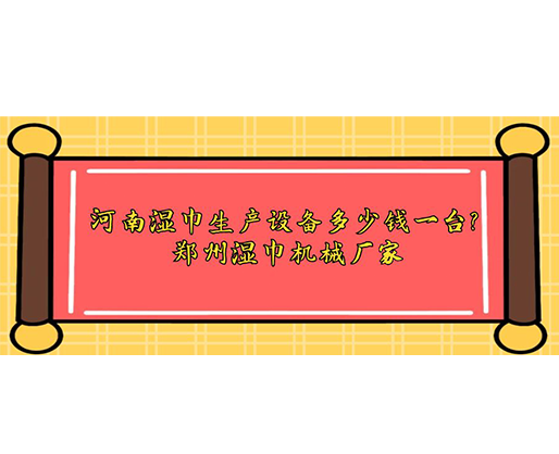 河南濕巾生產(chǎn)設(shè)備多少錢一臺(tái)？鄭州濕巾機(jī)械廠家